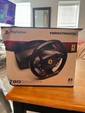 T80 Ferrari 488 GTB Edition Racing Wheel - Black
